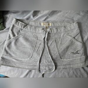Hollister Grey cotton skirt size medium